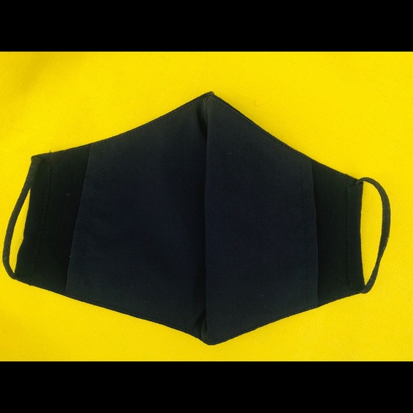 Hand embroidered face mask, Linen Cotton Face Mask - Picture 4 of 4